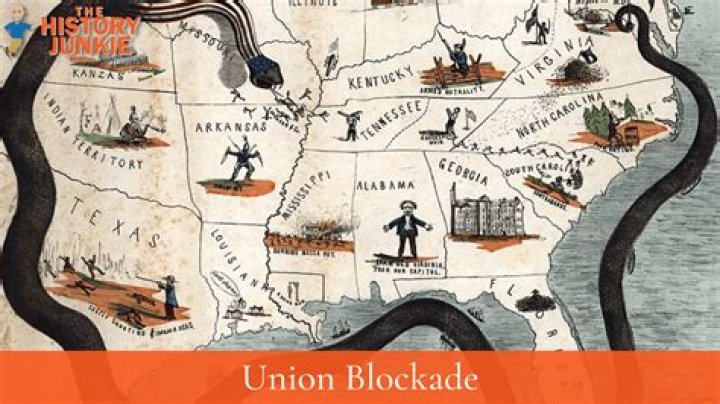 What did the Union blockade Do?