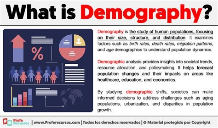 What do you mean demography?
