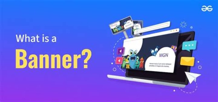 What does banner mean in advertising?