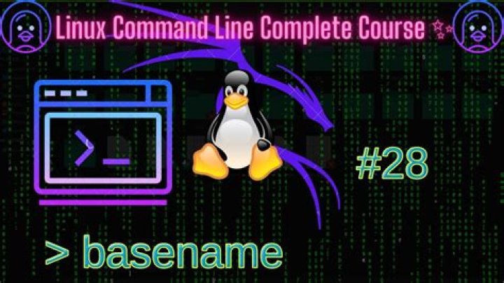 What does basename command do in Linux?