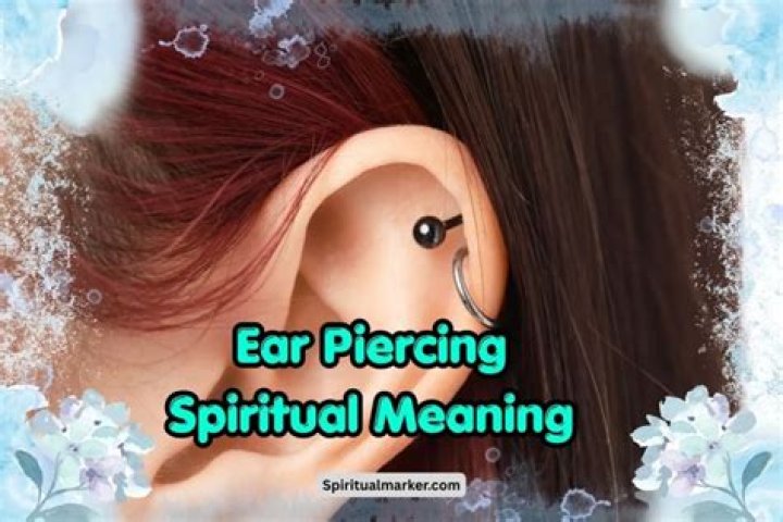 What does ear piercing symbolize?