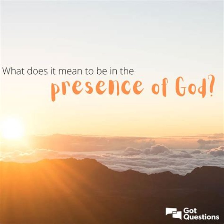 What does it mean to be in the presence of?