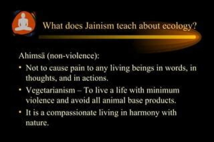 What does Jainism say about nature?