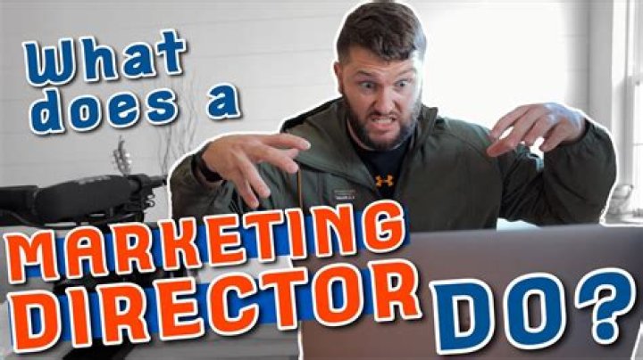 What does the director of marketing do?
