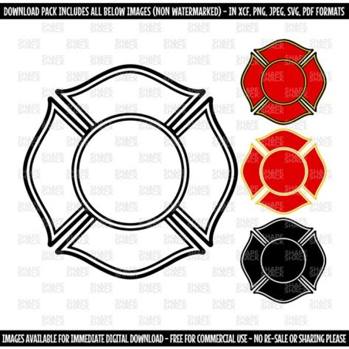 What does the firefighter Maltese cross mean?