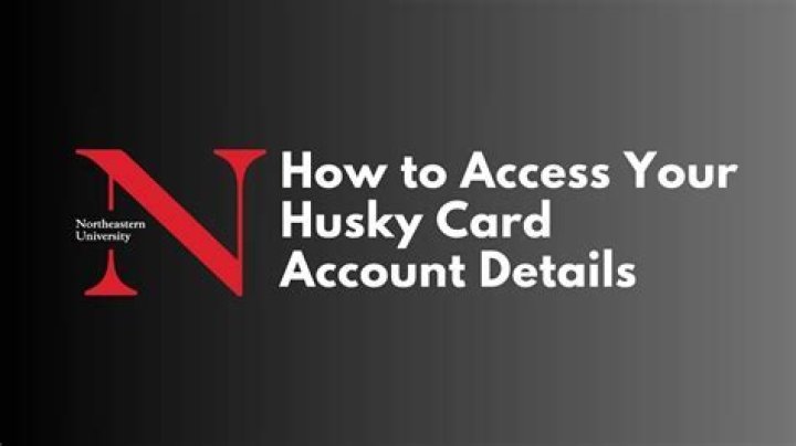 What does the Husky Card pay for?