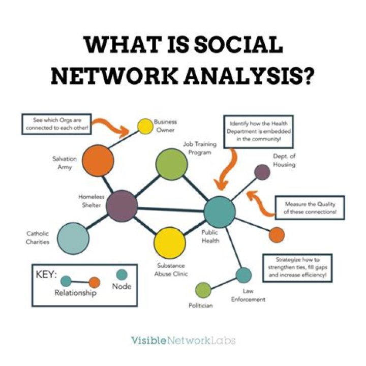 What does the social network theory study?