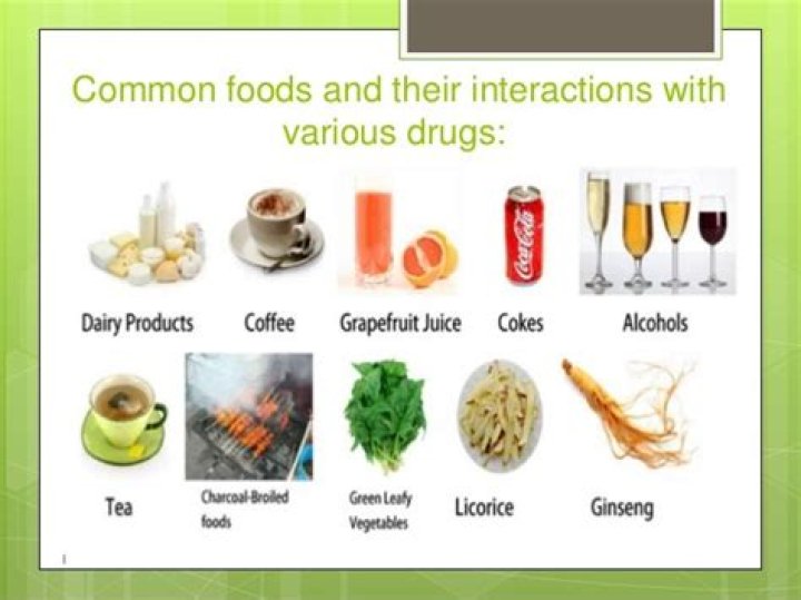 What foods interact with furosemide?