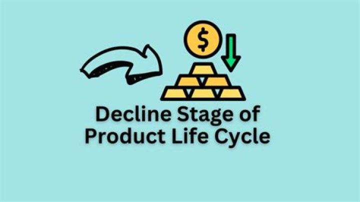What happens in the decline stage of a product life cycle?