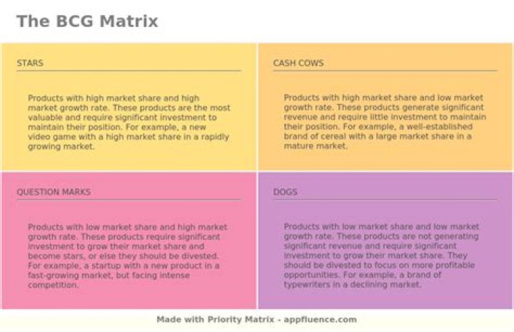 What is a BCG matrix and what is it used for?