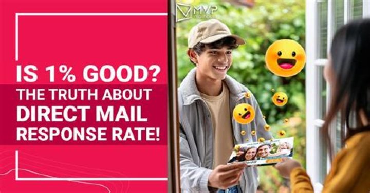 What is a good response rate for direct mail marketing?