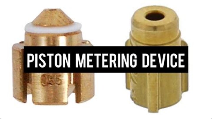 What is a piston type metering device?