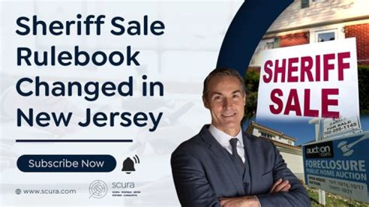 What is a sheriff sales on a house?