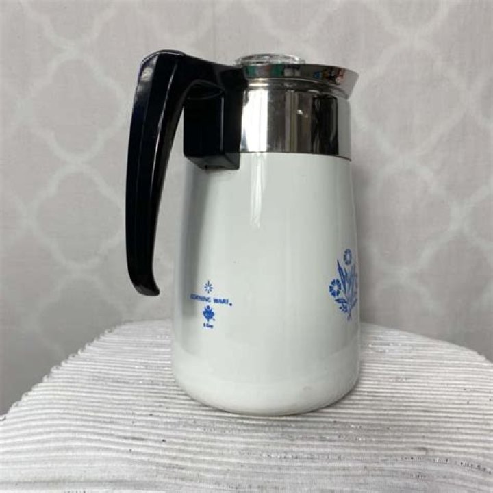 What is Corning Ware coffee pot made of?