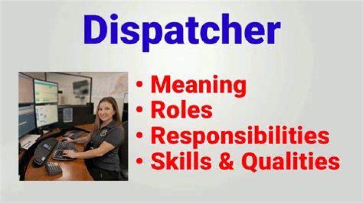 What is Dispatch Department job?