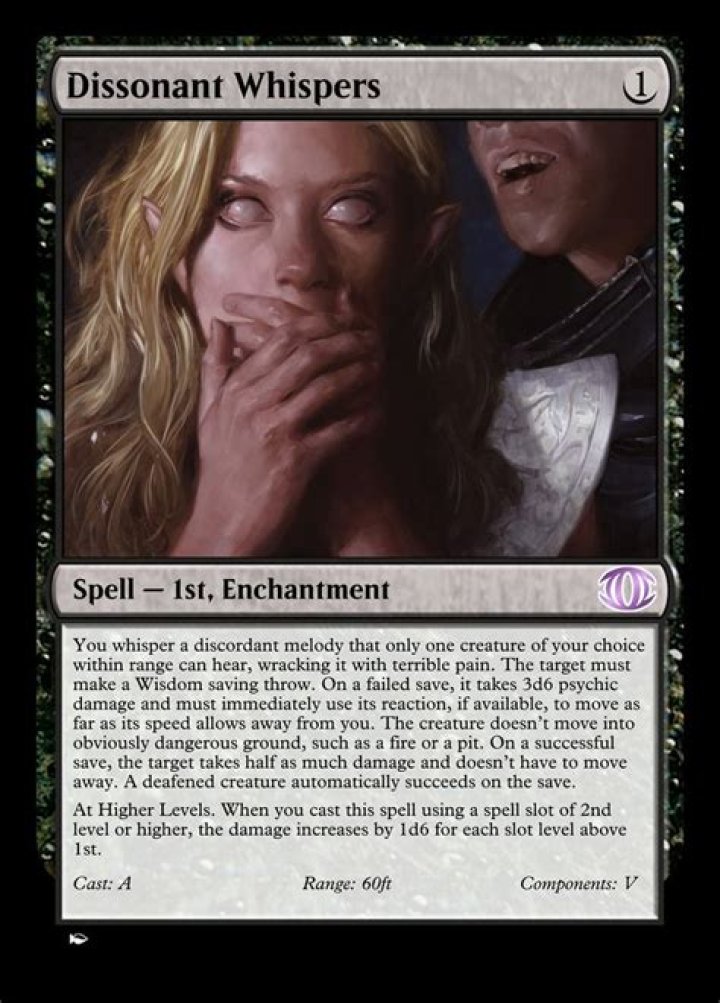 What is dissonant whisper?