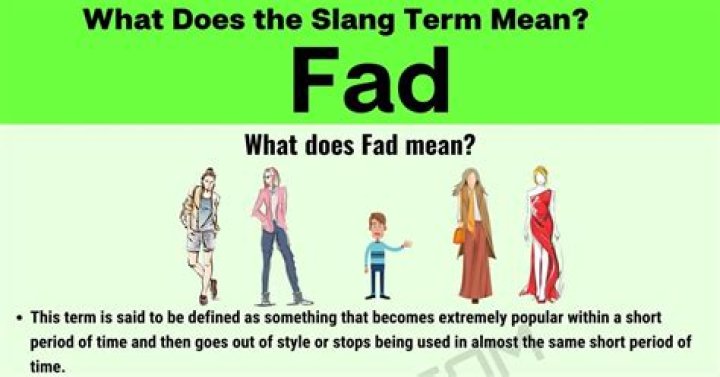 What is fad in a word?
