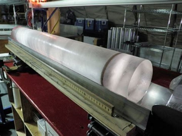 What is ice core sampling?