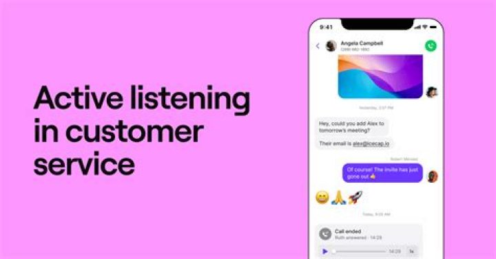 What is listening in customer service?