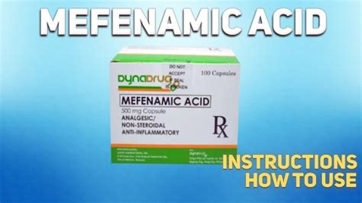 What is Mefenamic used for?