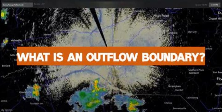 What is outflow boundary condition?