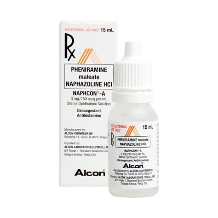 What is pheniramine maleate Naphazoline hydrochloride?