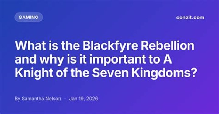 What is the Blackfyre theory?