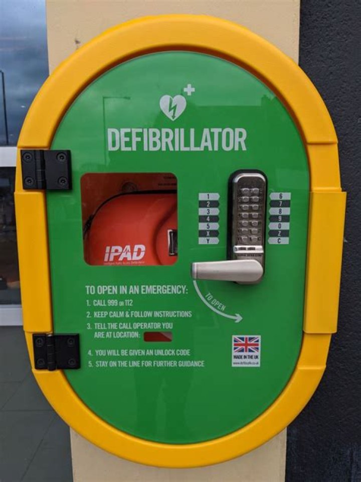 What is the current of a defibrillator?
