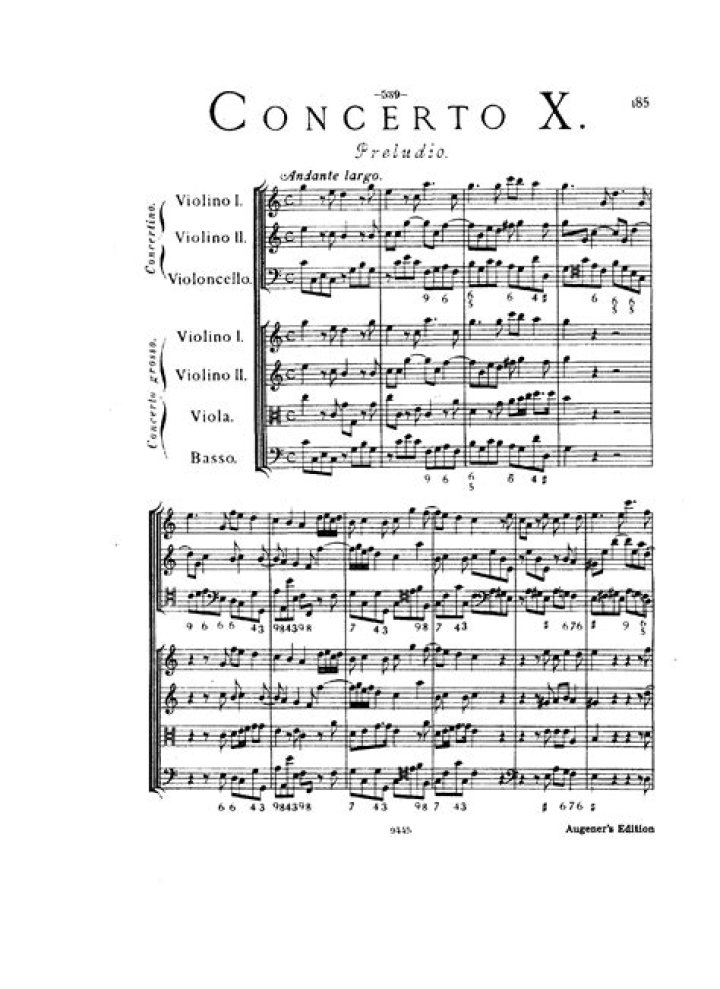 What is the difference between a Baroque concerto and the concerto grosso?