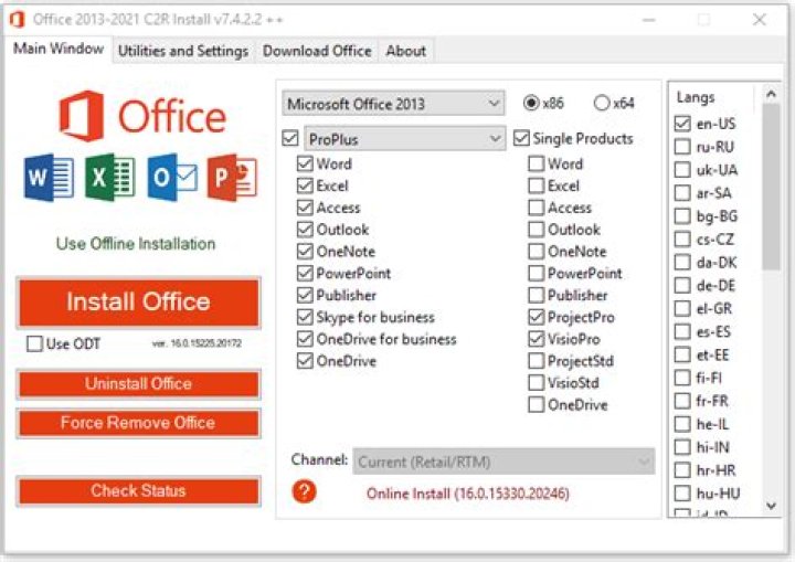 What is the difference between Office 2013 32-bit and 64-bit?
