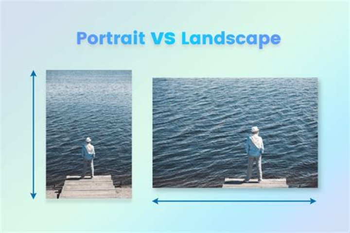 What is the difference between Portrait and landscape?