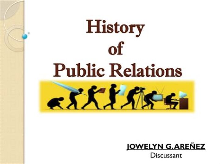 What is the history of public relations?