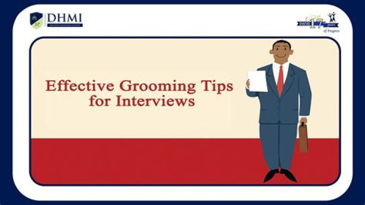 What is the importance of being well groomed for an interview?