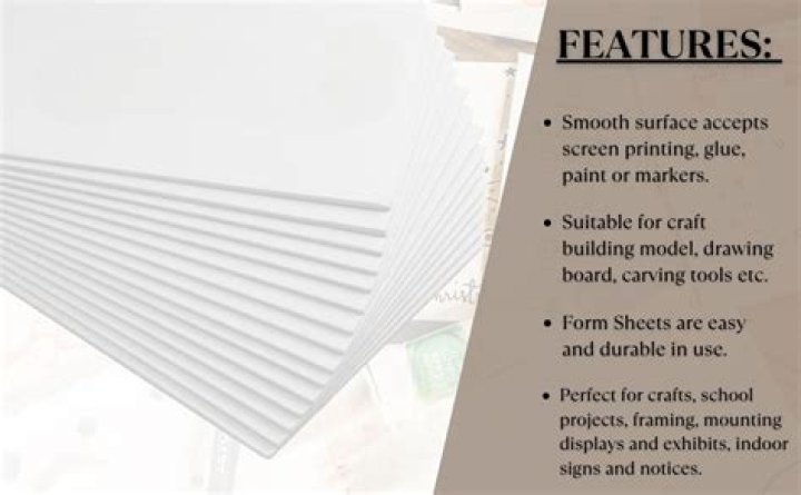 What is the largest size foam board?
