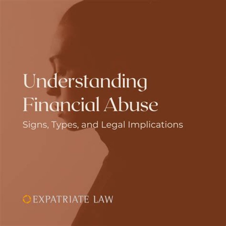 What is the meaning of financial abuse?