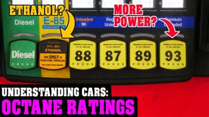What is the octane rating of race gas?