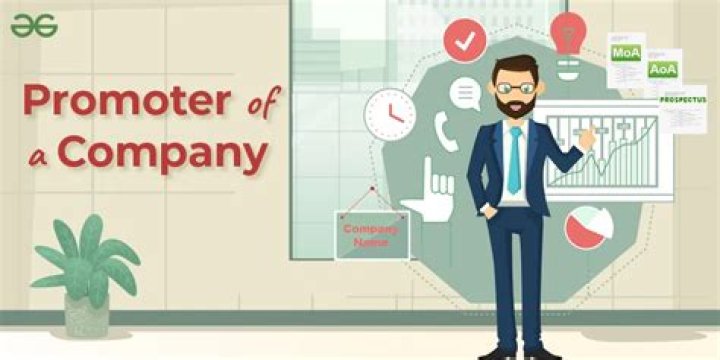 What is the role of a promoter in a company?