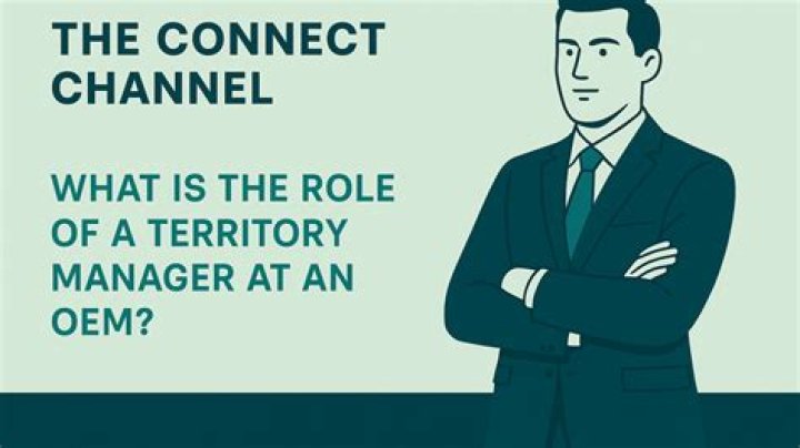 What is the role of a territory manager?