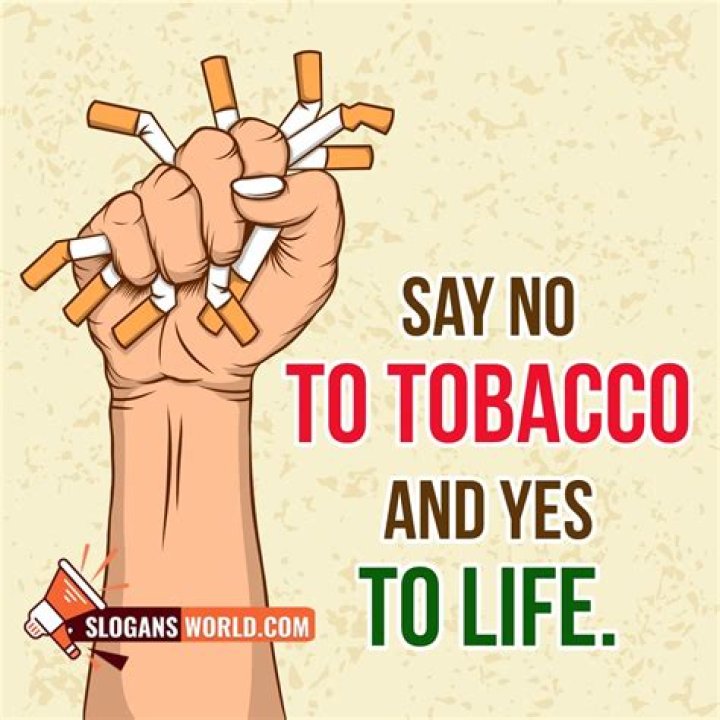 What is the slogan for do not smoke?