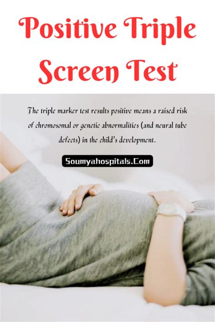 What is the triple screen test in pregnancy?