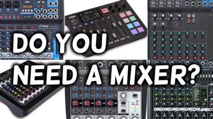 What kind of mixer do I need for a podcast?
