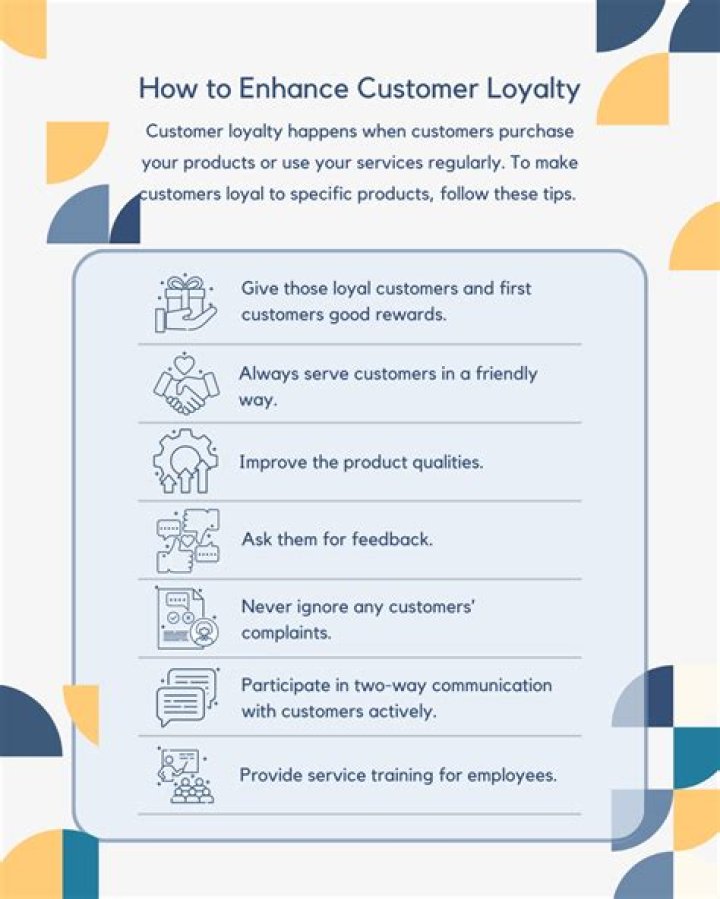 What methods could be used to enhance customer loyalty?