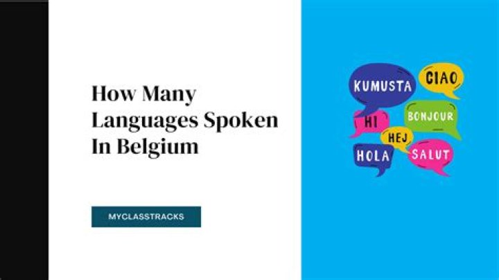 What other languages are spoken in Belgium?