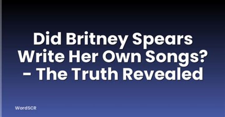 What songs did Britney write on Blackout?
