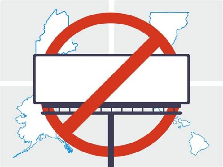 What states have no billboards?