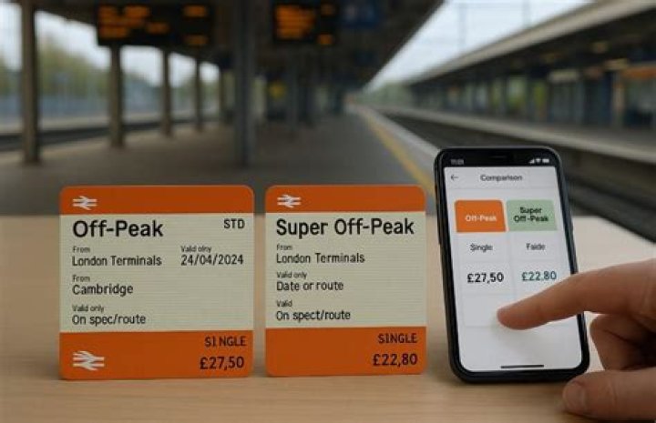 What time is off-peak on British Rail?