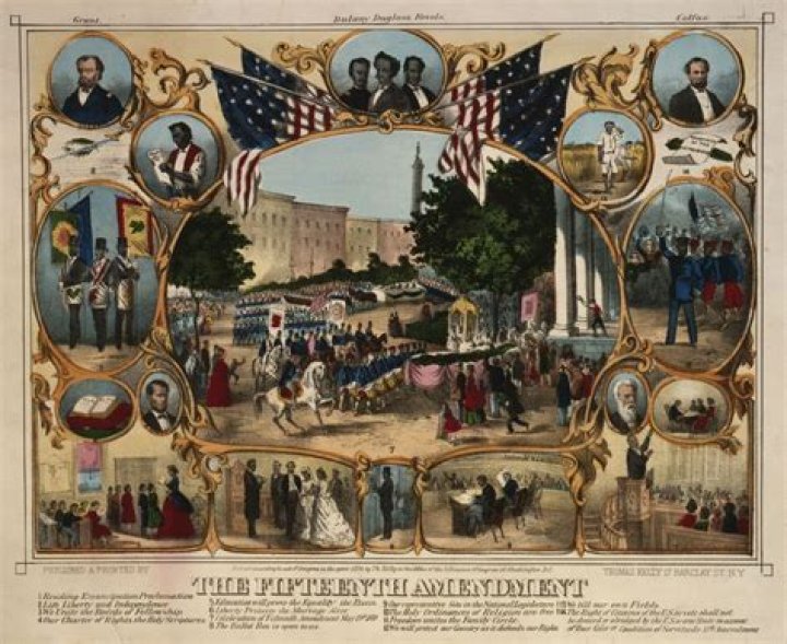 What was the 15th Amendment ratified in 1870?