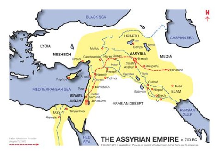 What was the Assyrian empire best known for?