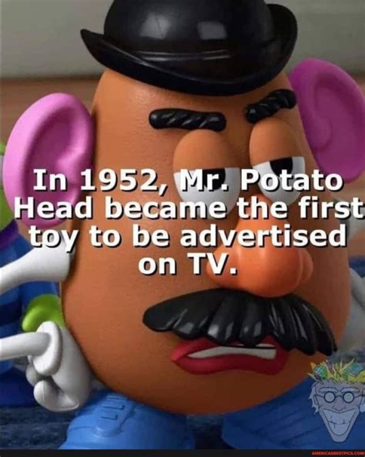 What was the first product advertised on TV?