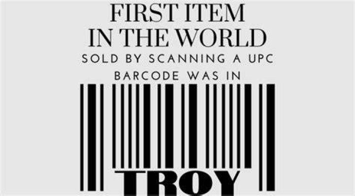 What was the first product to have a barcode scanned in 1974?